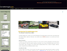 Tablet Screenshot of corvetteimages.com